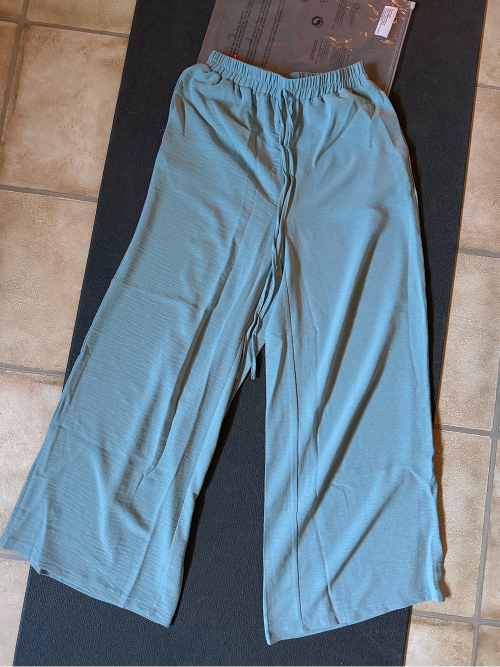 Wide-Leg Casual Pants 🩵